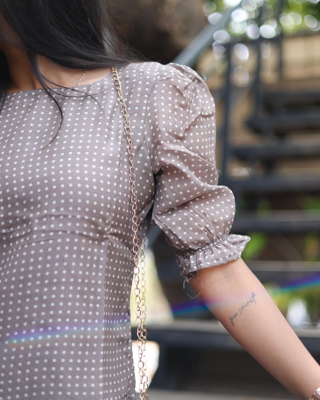 Drown polka dots Top - Studio Thari